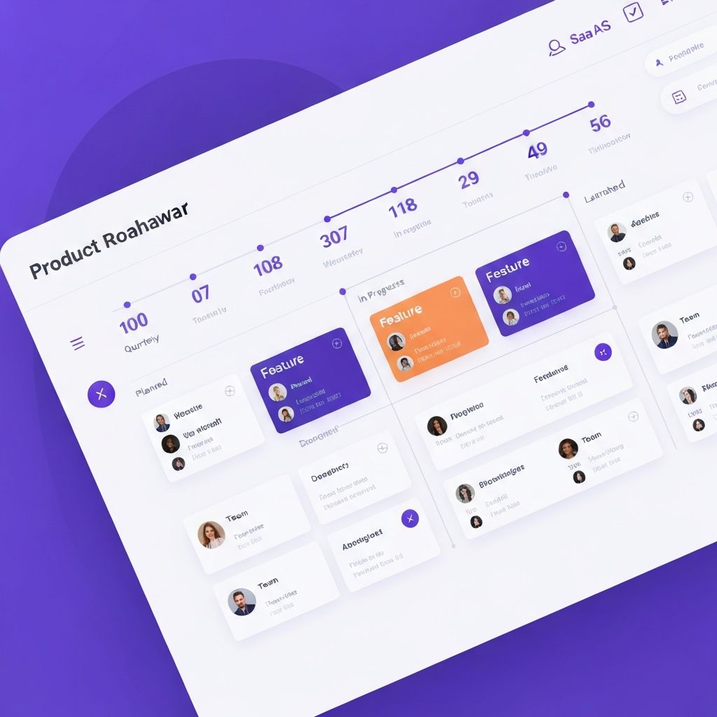 Product roadmap timeline view